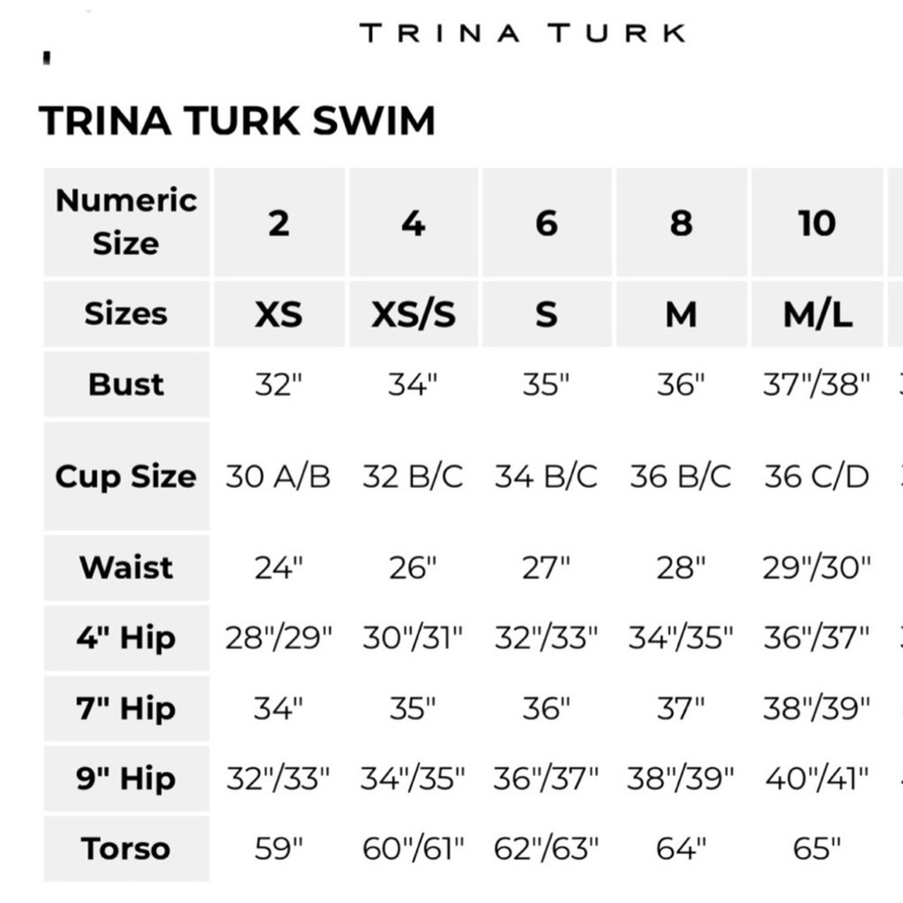 ๐ NWT Trina Turk Trellis Twist Plunge Maillot One Piece Swimsuit Size 10โ - Picture 9 of 9